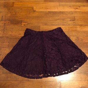 High waisted skirt